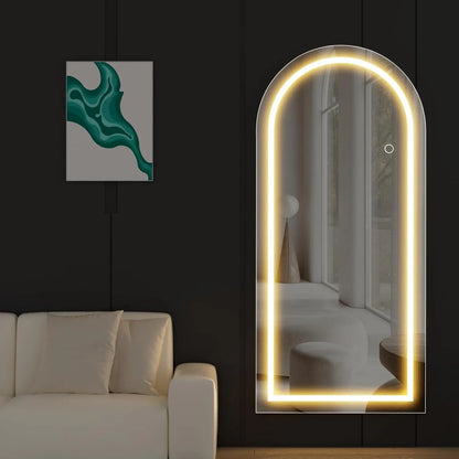 Luxury Modern Full-Length Arched Wall Mirror