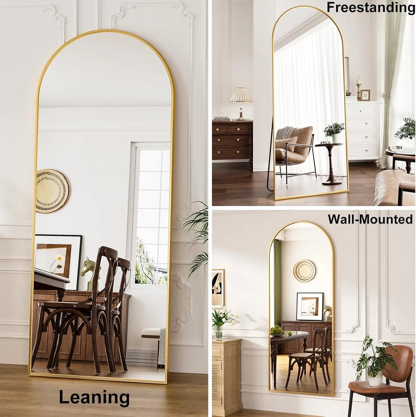 Premium Arched Full Length Mirror