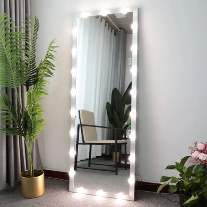 Modern Full Length Black Hollywood Mirror 160x60cm