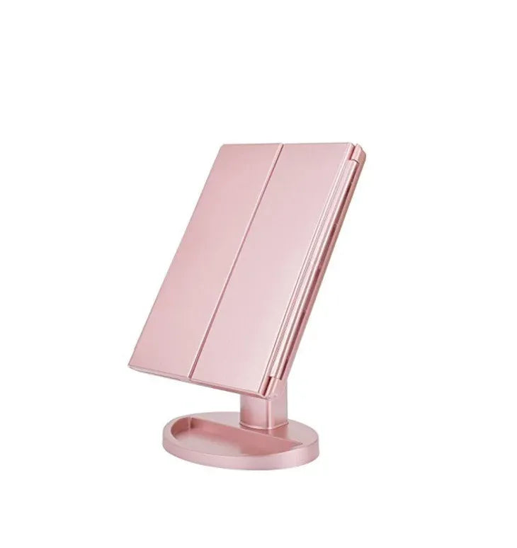 Touch Trifold XL Dimmable LED Makeup Mirror