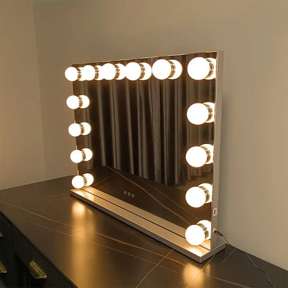 Shiny Mirrors Lighted Vanity Mirror 72cmx56cm