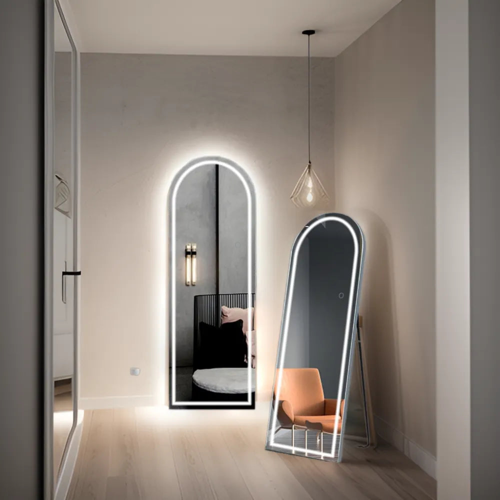 Luxury Modern Full-Length Arched Wall Mirror