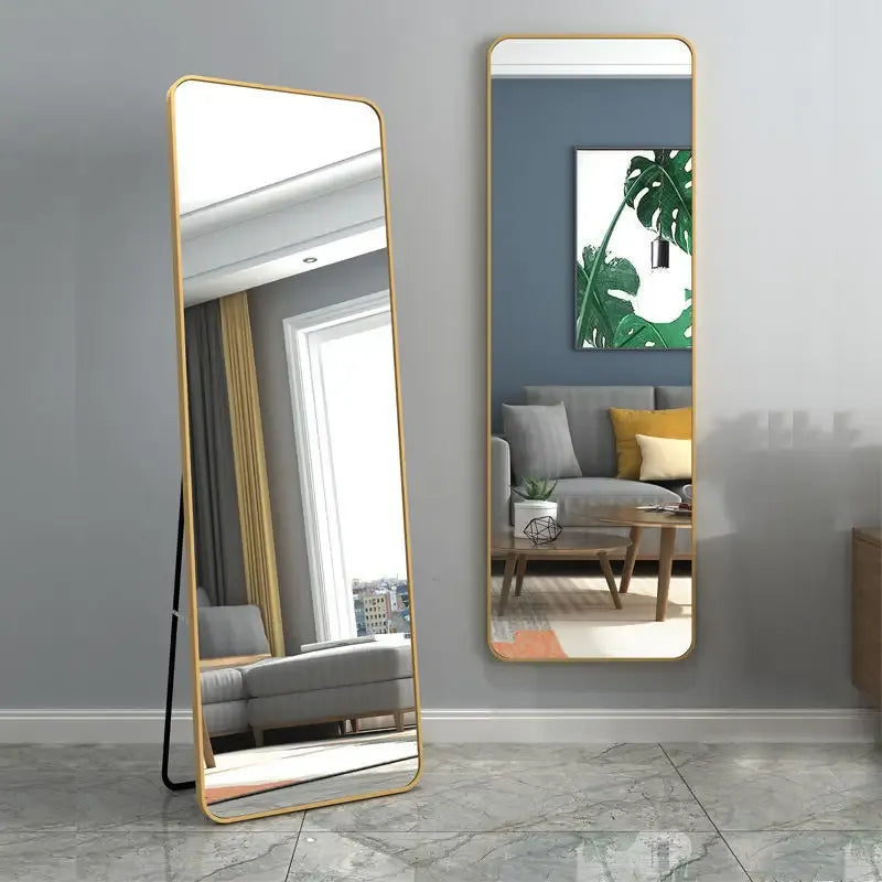 Modern Shiny Full-Length Mirror