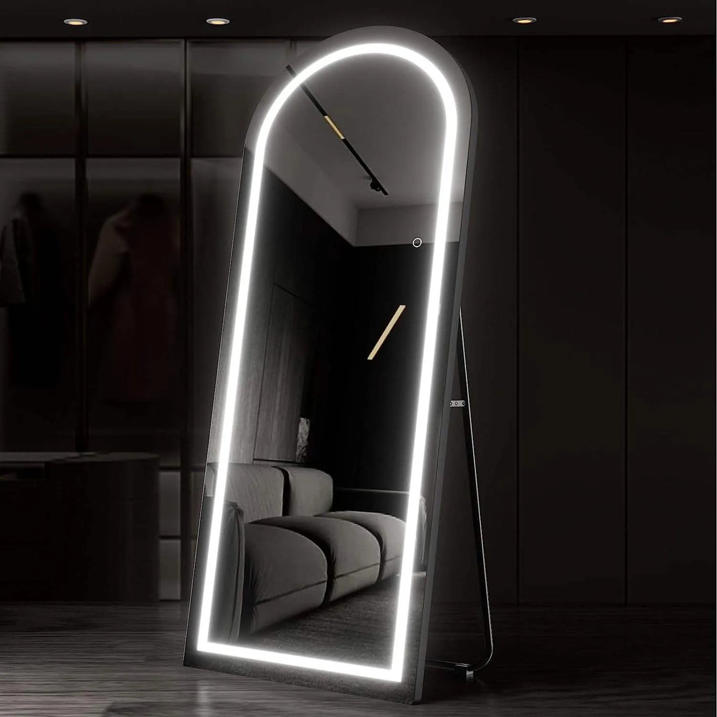 Luxury Modern Full-Length Arched Wall Mirror