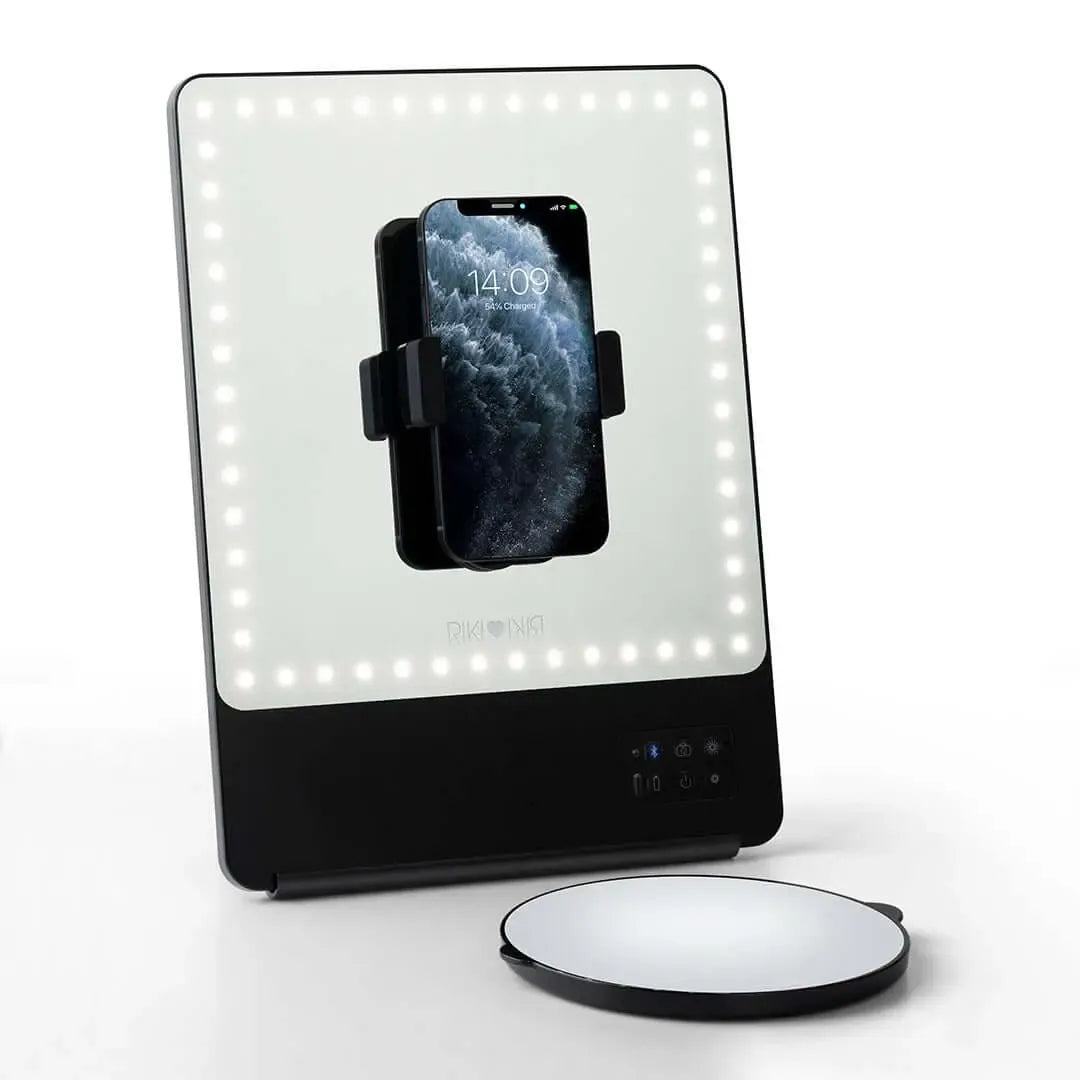 Portable LED Makeup Mirror with Adjustable Lighting