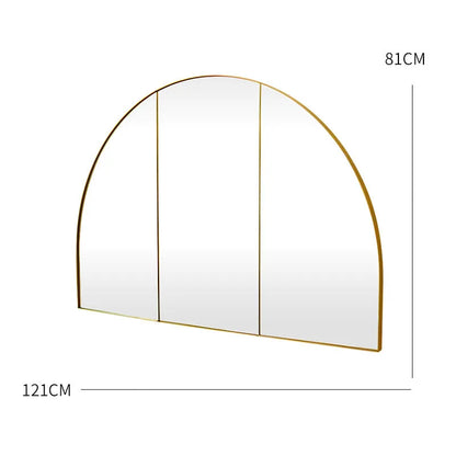 Luxury Half Round Wall Mirror