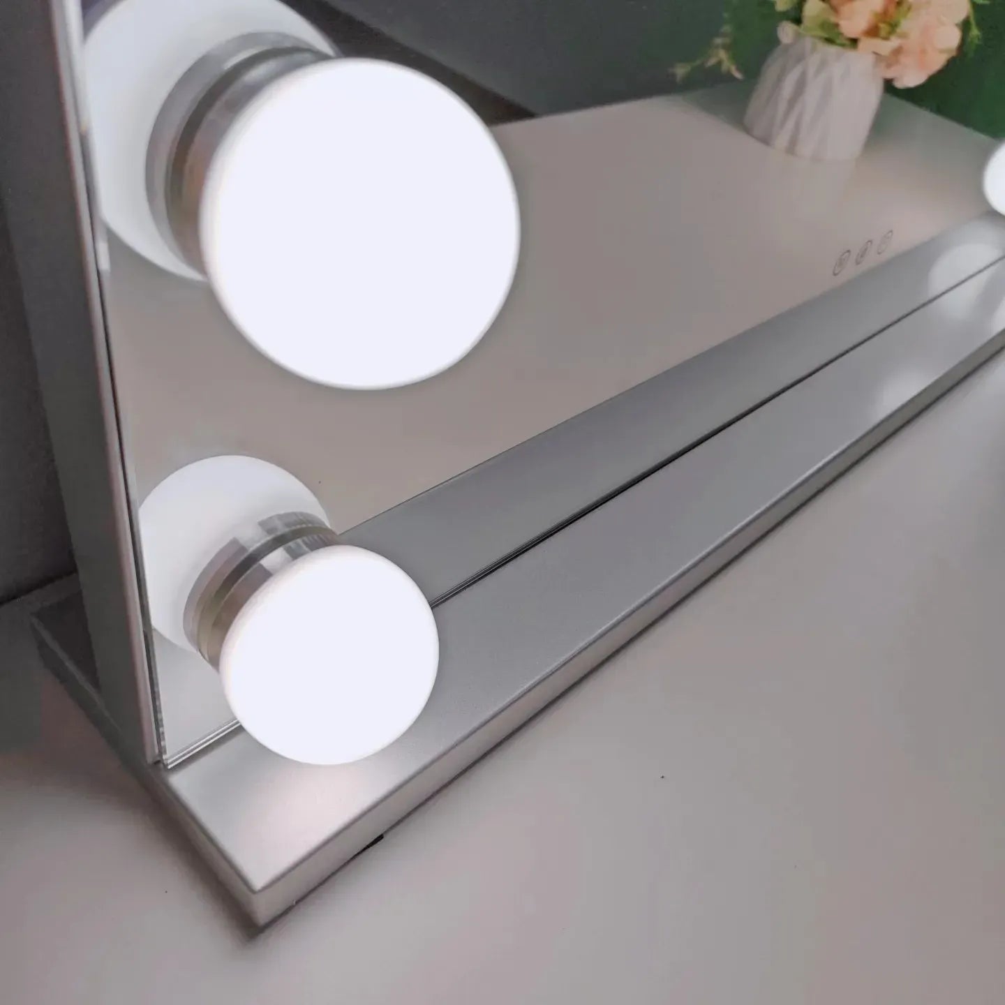 Shiny Mirrors Lighted Vanity Mirror 72cmx56cm