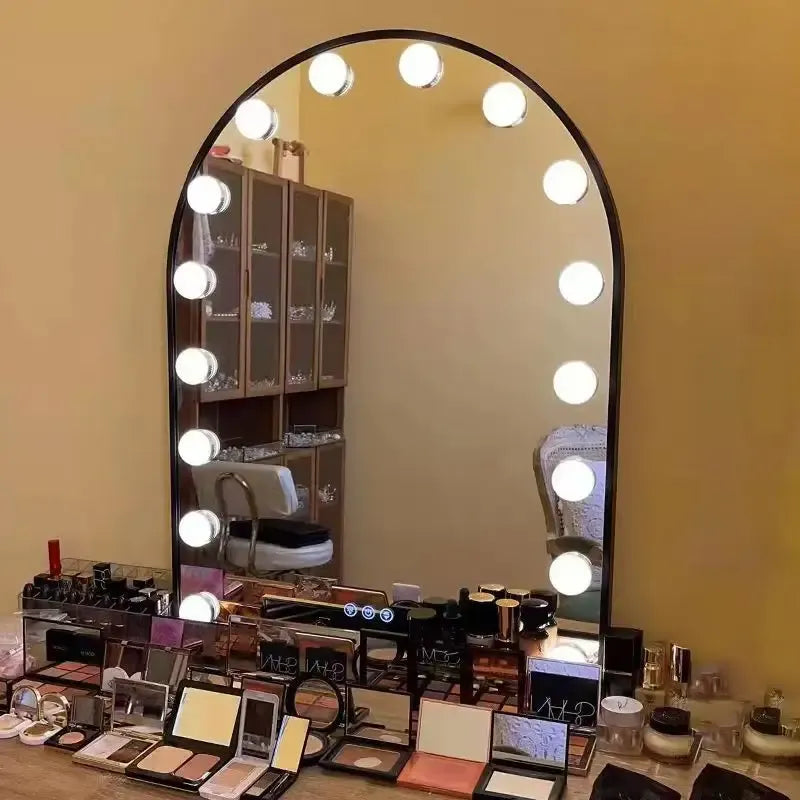 Arched Hollywood Vanity Mirror 50cmx70cm