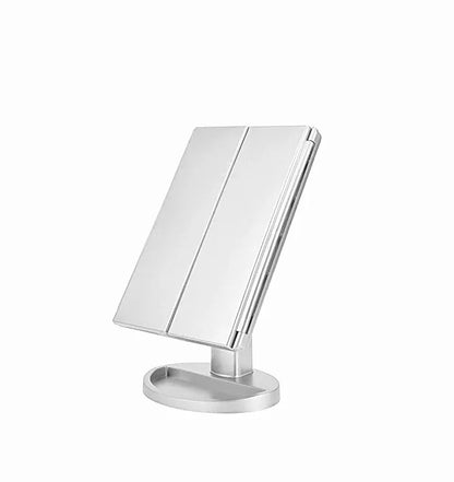 Touch Trifold XL Dimmable LED Makeup Mirror