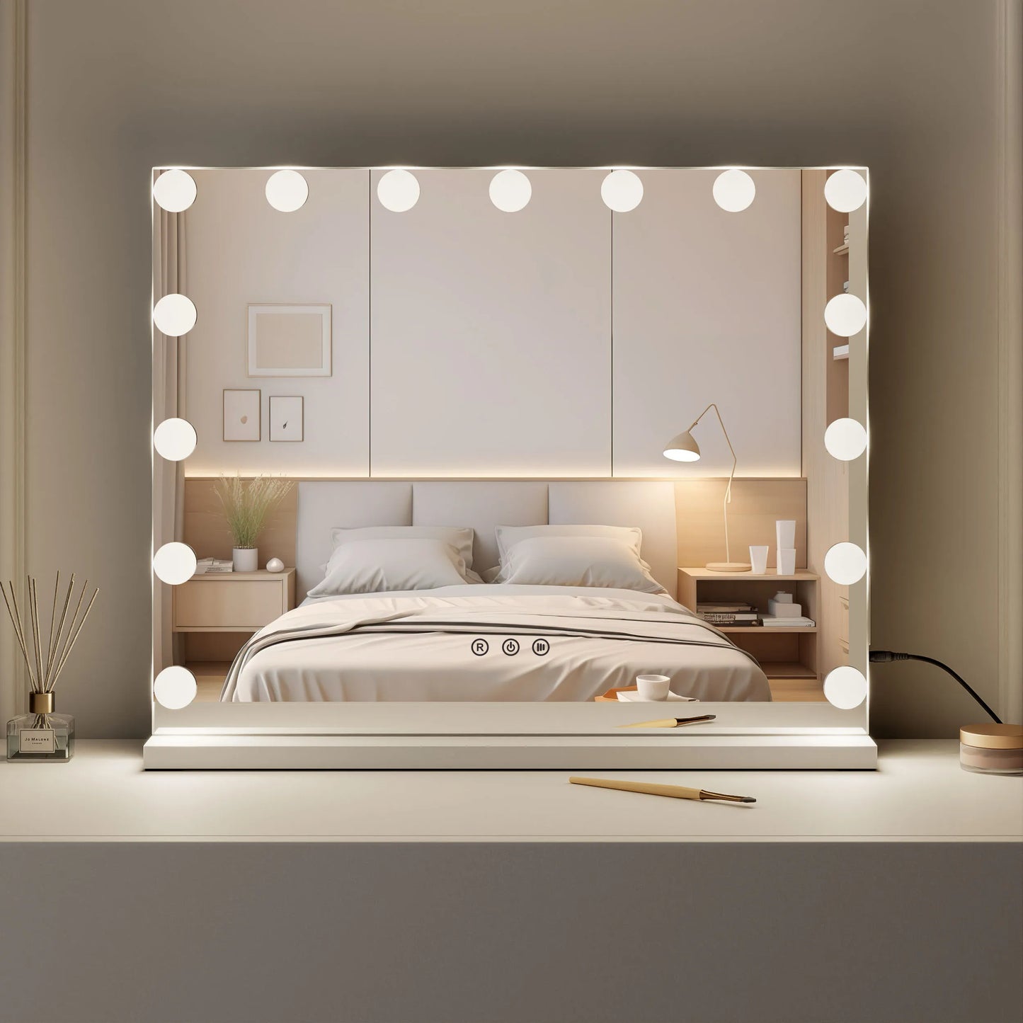 Premium Hollywood Mirror 58cmx46cm